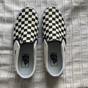 checkered vans